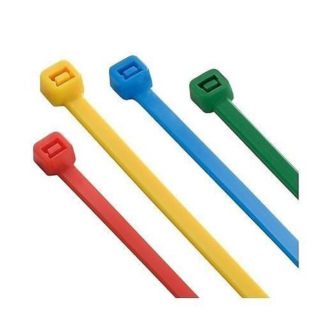 ADI PRO 0E-WTACB Nylon Wire Ties, 8' length, 200-Pack, Assorted Colors 