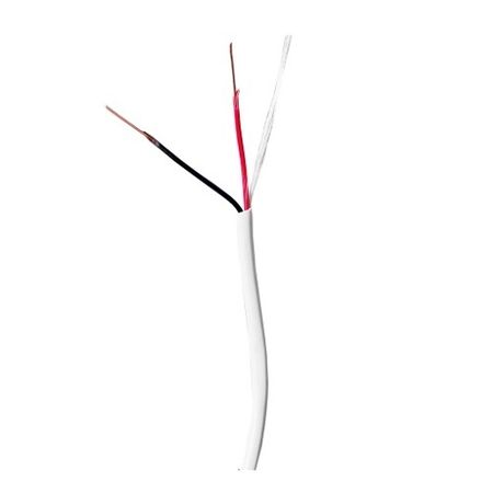 ADI PRO RN-9100501 22/2 Solid Riser Unshielded Cable, CL3R, 500' Speed Coil, White 
