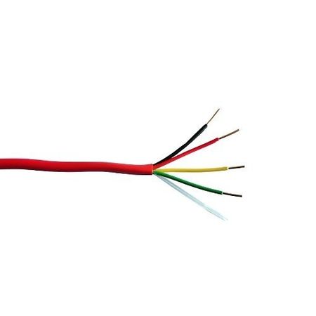ADI PRO RN-2008106 18/4 Riser Fire Alarm Cable, Unshielded, FPLR, CL3R, FT4, 1,000', Express Box, Red 