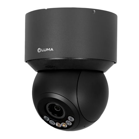 Luma™ X20 4MP IP PTZ Camera With 4X Optical Zoom and Active Deterrence - Black 