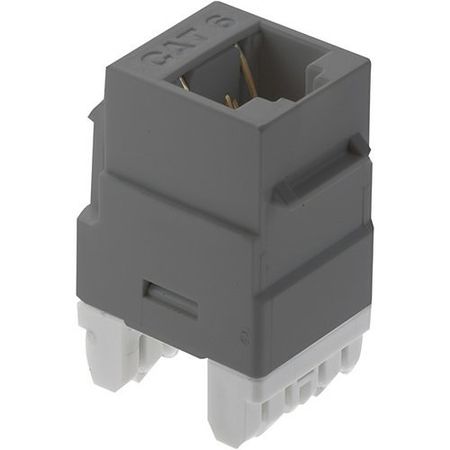 On-Q WP3460GY RJ45 CAT6 Keystone Insert, Gray, M20 