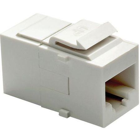 On-Q WP3452WHV1 CAT6 RJ45 Coupler Keystone Insert, White 