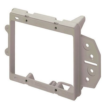 On-Q AC100902 Double-Gang LV Face-Mount Bracket for New Construction 