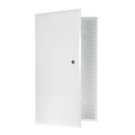 On-Q EN2050 20' Hinged Door Cover Metal Enclosure, White 