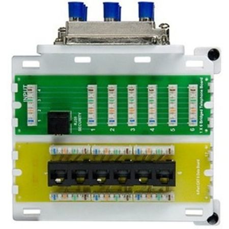 On-Q CO1166 Trio Combo Module, 6x8 with CAT6 Data 