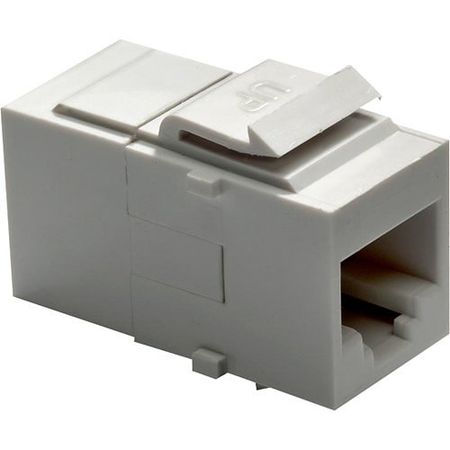 On-Q WP3451WH CAT5e RJ45 Coupler Keystone Insert, White 