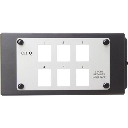 On-Q AC1001 6-Port Network Interface Unpopulated 