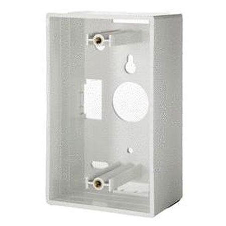 On-Q WP3409WH Single Gang Surface Mount Box, White 
