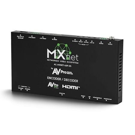 AVPro Edge AC-MXNET-USP-ES MXnet USP Essential Transceiver with AVPro Flow, 1080p60 Encoding / 4K60 Decoding 