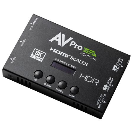 AVPro 8K HDMI Downscaler, EDID Manager & Audio  De-Embedder 