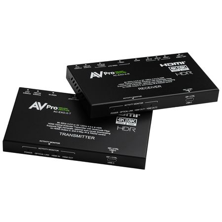 AVPro 40Gbps 8K Fiber Optic Extender Kit 