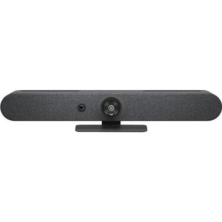 Logitech Rally Bar Mini 4K All-In-One Video Bar for Small to Medium Rooms, Gray 