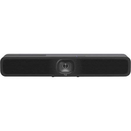 Logitech 960-001691 MeetUp 2 AI-Enabled Video Soundbar for Small Meeting Rooms and Spaces, Black 