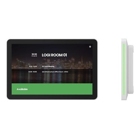 Logitech 952-000094 10' Tap Scheduler for Meeting Rooms, White 