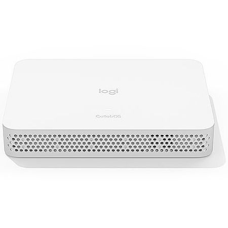 Logitech RoomMate Appliance for Supported Conference Cameras and Room Solution Peripherals, Runs CollabOS, White 
