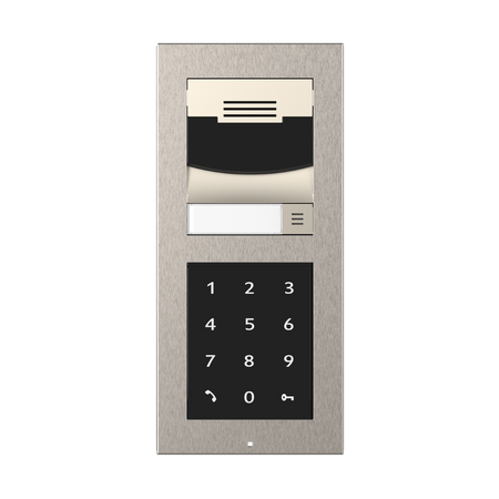 Control4® DS3 2-Module Touch Keypad Door Station - Surface Mount - Brushed Nickel 