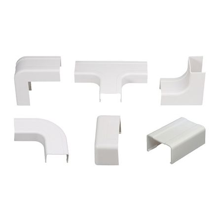 ADI PRO 0E-125CPW 1-1/4' X 3/4' Combo Pack White (2 of all connectors except drop ceiling) 