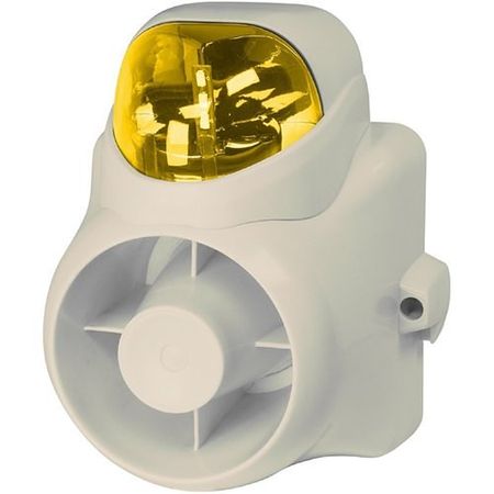 ADI PRO 0E-OUTDSIRSA Indoor/Outdoor Self Contained 120dB Siren/Strobe, Amber 