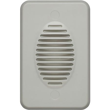 ADI PRO 0E-1GANGSIRN Single Gang Siren, Single Tone; 105 dB Indoor/Outdoor Flush Mount, White 