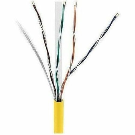 ADI PRO 0E-CMR6YWR CAT6 23/4 Solid BC Cable, Unshielded UTP, Riser CMR, FT4, 1000 (304.8m) Express Box, Yellow 