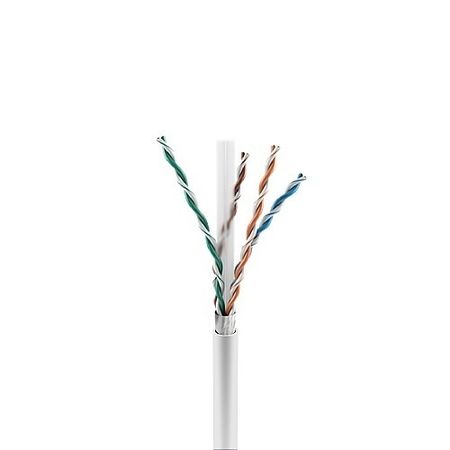 ADI PRO 0E-CAT6ARWH CAT6A 23/4 Unshielded UTP Cable, Riser CMR, 1000 (304.8m) Wooden Spool, White 