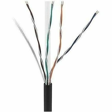 ADI PRO 0E-CMR6BKR CAT6 23/4 Solid BC Cable, Unshielded UTP, Riser CMR, FT4, 1000 (304.8m) Express Box, Black 