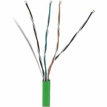 ADI PRO 0E-CMR6GNR CAT6 23/4 Solid BC Cable, Unshielded UTP, Riser CMR, FT4, 1000 (304.8m) Express Box, Green 