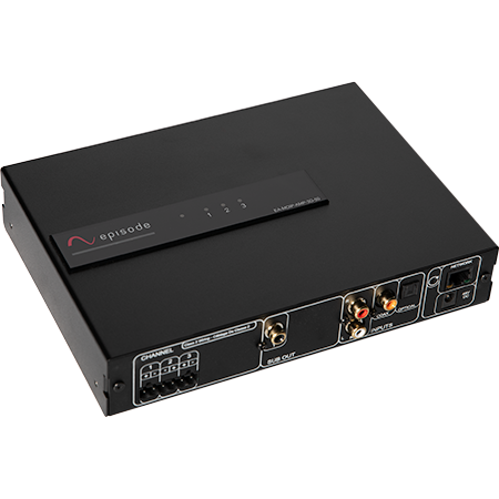 Episode 3-Channel/1-Zone 50W POE++ Amplifier DSP-Configurable with MoIP Streaming Capability Built-In 