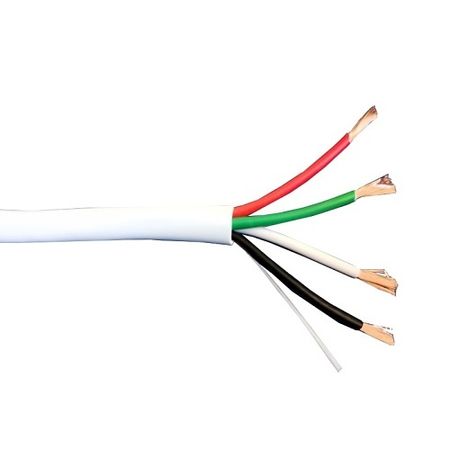ADI PRO RN-5010502 16/4 65 Strand Riser Speaker Cable, Unshielded, CL2R, FT4, Express Box, 500, White 
