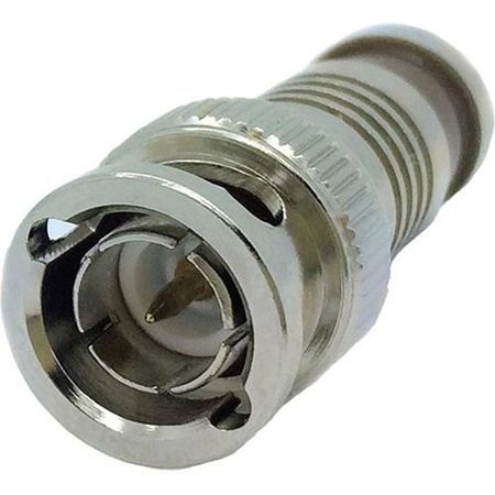 ADI PRO 0E-BNCCOMPTP Male BNC Plug Compression RG59 PVC, 18-22 AWG, 50 Ohms, 10-Pack 