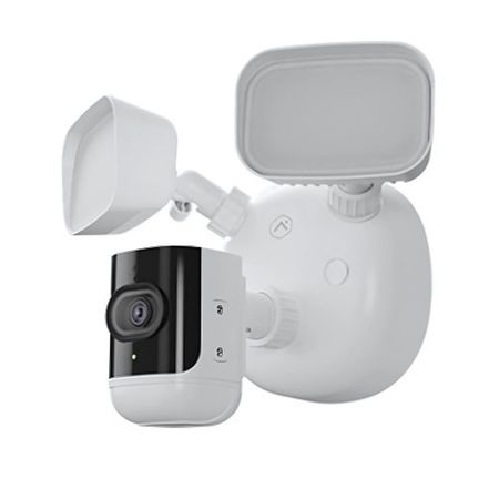 Alarm.com ADC-V729 4MP Floodlight Camera for Outdoors, 3000-Lumen, 2-Way Audio, White 