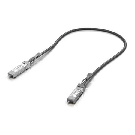 Ubiquiti UACC-DAC-SFP10-0.5M UniFi Direct Attach Copper Cable, 10Gbps, 0.5m, Gray 