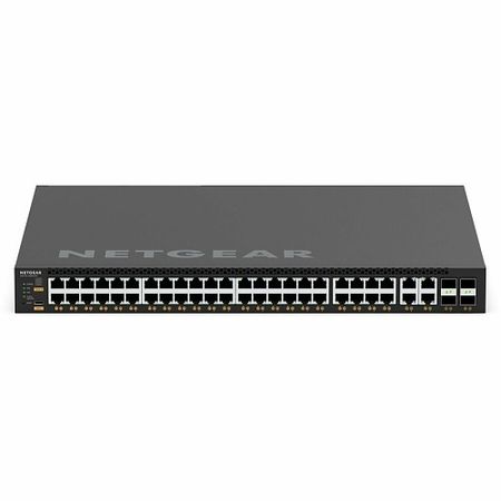 Netgear MSM4352-TAANES 44-Ports 2.5G 4-Ports 10G/Multi-Gig PoE++ 194W up to 3 314W and 4-Ports SFP28 25G Managed Switch