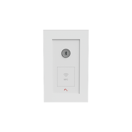 Episode® Business Music Solution Bluetooth Audio Input Wall Plate - White