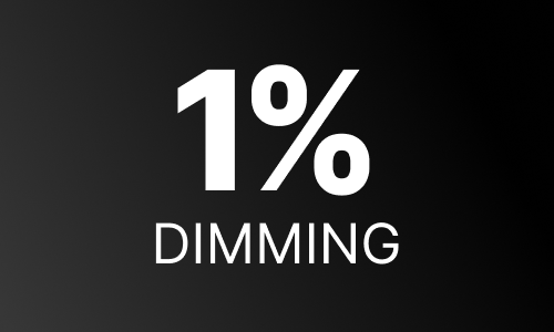 1% Dimming