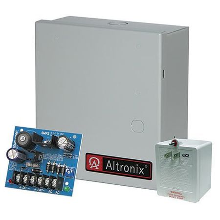 Altronix SMP3ET Power Supply Charger with TP1640  Single Output  6/12VDC at 2.5A  BC100 Enclosure                               