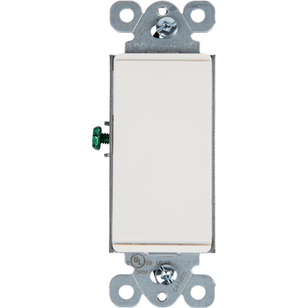 Control4® Contemporary 120-277V  15A Mechanical Switch   - Light Almond                                                        