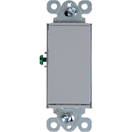 Control4® Contemporary 120-277V  15A Mechanical Switch   - Gray                                                                