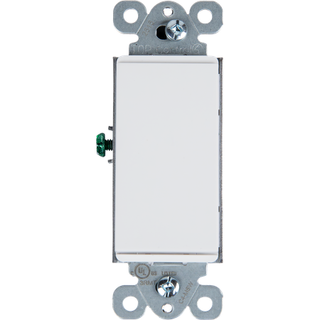 Control4® Contemporary 120-277V  15A Mechanical Switch   - White                                                               