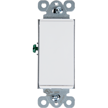 Control4® Contemporary 120-277V  15A Mechanical Switch   - Snow White                                                          