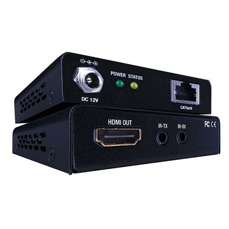 Evolution EVEX2006 Ultra Slim HMDI Over Single CAT5e/CAT6 Cable Extender with PoE                                               