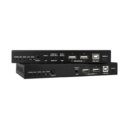 Evolution EVEXHDB3 Uncompressed 4K HDBaseT Extender with eARC  KVM  PoH and Ethernet                                            