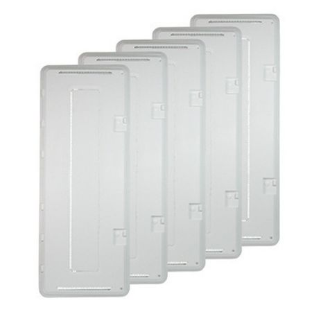 On-Q ENP42605NA 42 Plastic Trim Ring and Hinged Door for Media Enclosure  5-Pack                                               