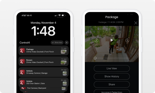 Phones showing  AI analytics