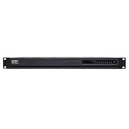 QSC MP-A80V 400W FlexAmp Hi/Lo-Z 8-Channel Amplifier  8x 200W Power  Highpass Filter Per Channel                                