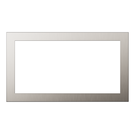Control4® Lux 4 Gang Faceplate - - Matte Stainless                                                                             