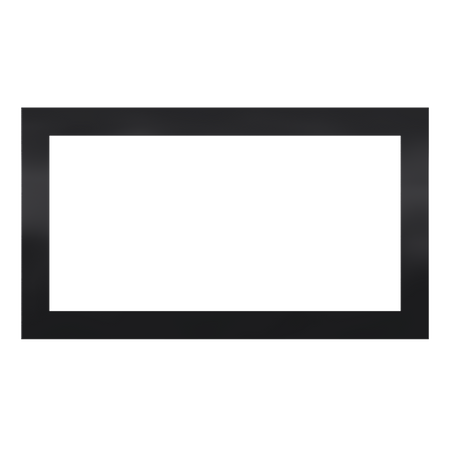 Control4® Lux 4 Gang Faceplate - - Black                                                                                       