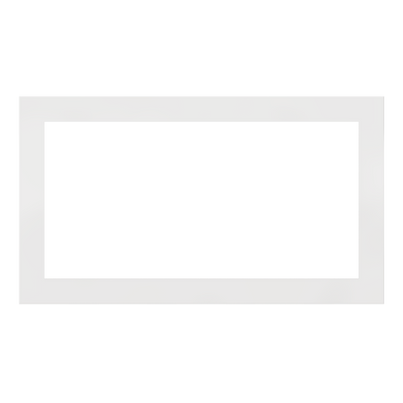 Control4® Lux 4 Gang Faceplate - - White                                                                                       