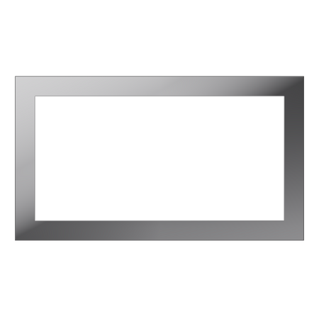 Control4® Lux 4 Gang Faceplate - - Chrome                                                                                      