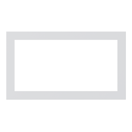 Control4® Lux 4 Gang Faceplate - - Light Gray                                                                                  